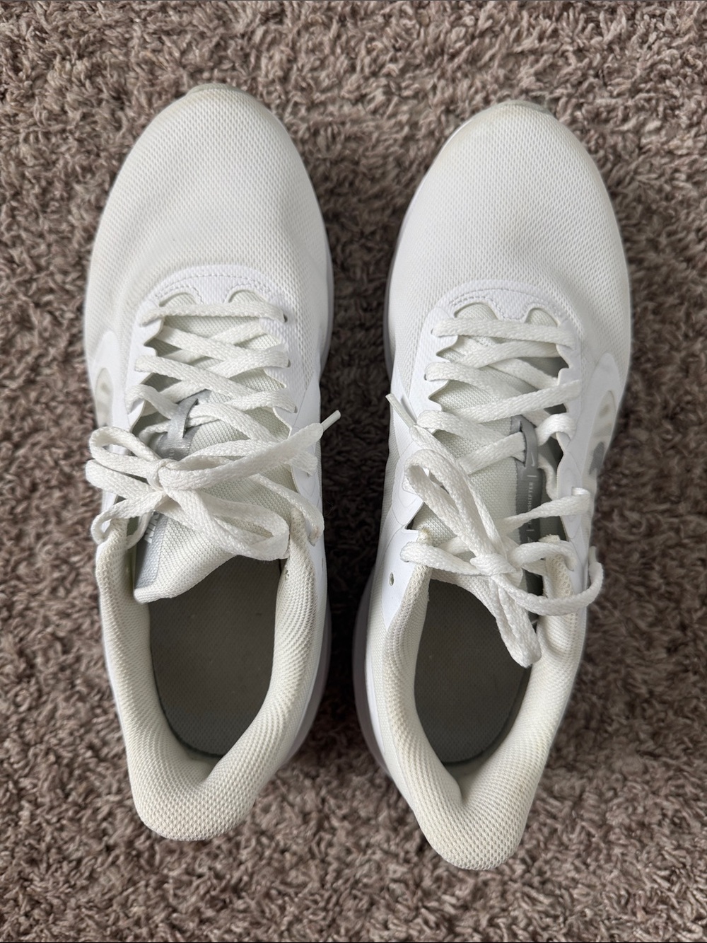 Nike Women's All-White Athletic Running Sneakers